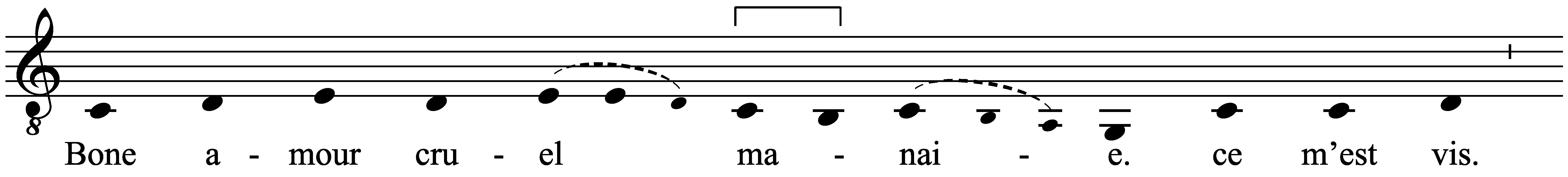 Work musical notation